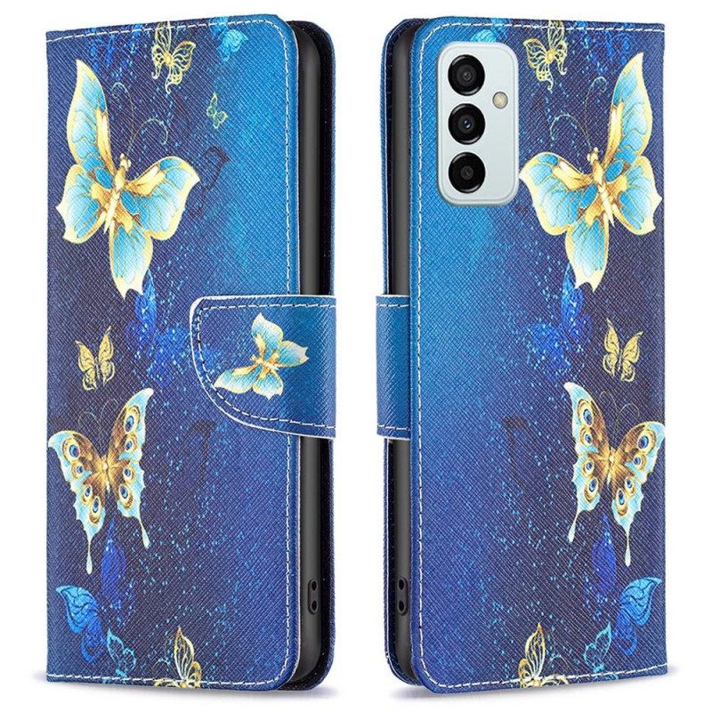 Flip Case Für Samsung Galaxy M23 5G Wunderschöne Schmetterlinge