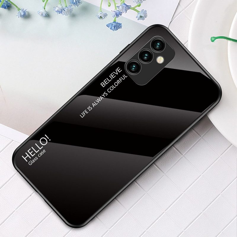 Hülle Für Samsung Galaxy M23 5G Gehärtetes Glas Hallo