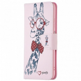 Lederhüllen Für Samsung Galaxy M23 5G Kluge Giraffe