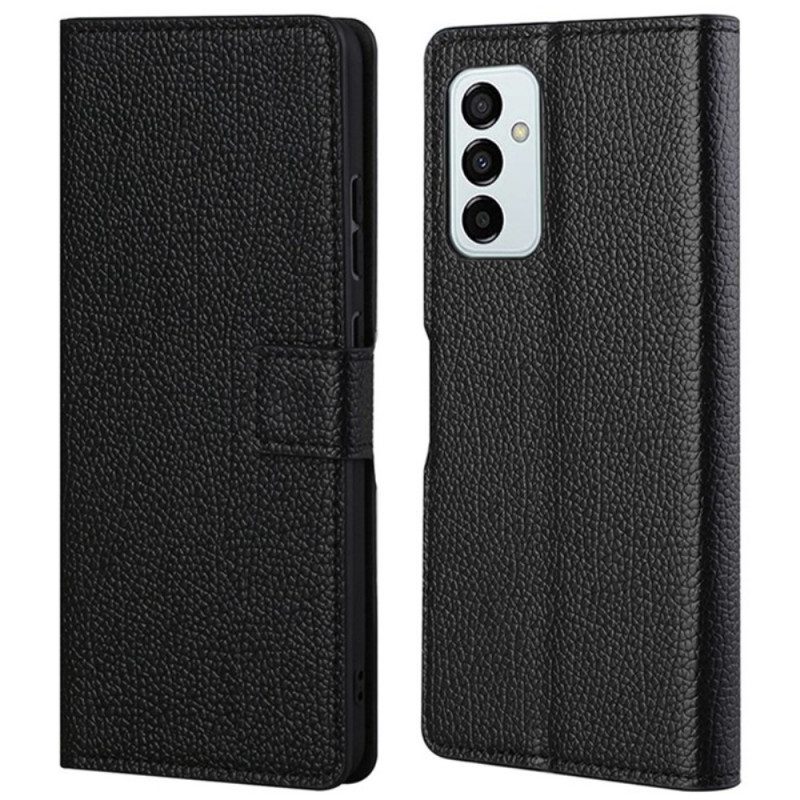 Lederhüllen Für Samsung Galaxy M23 5G Litschi-leder-textur