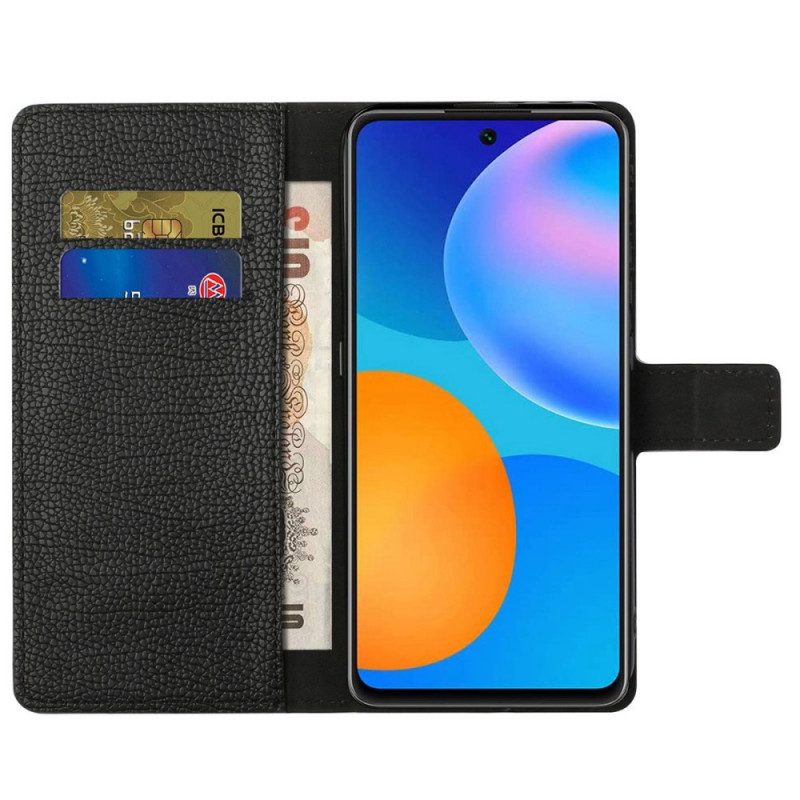 Lederhüllen Für Samsung Galaxy M23 5G Litschi-leder-textur