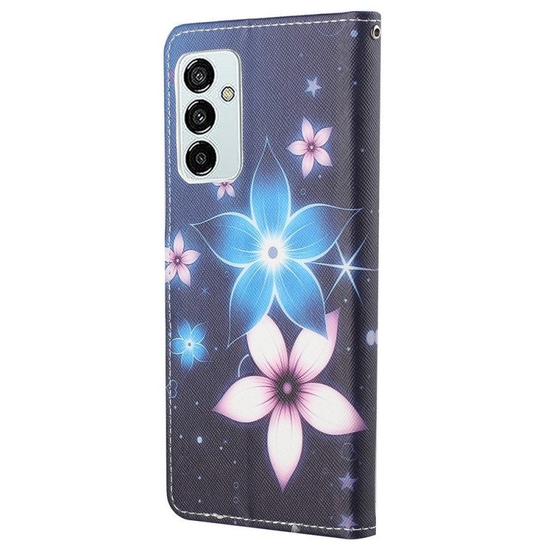 Lederhüllen Für Samsung Galaxy M23 5G Mondblumen