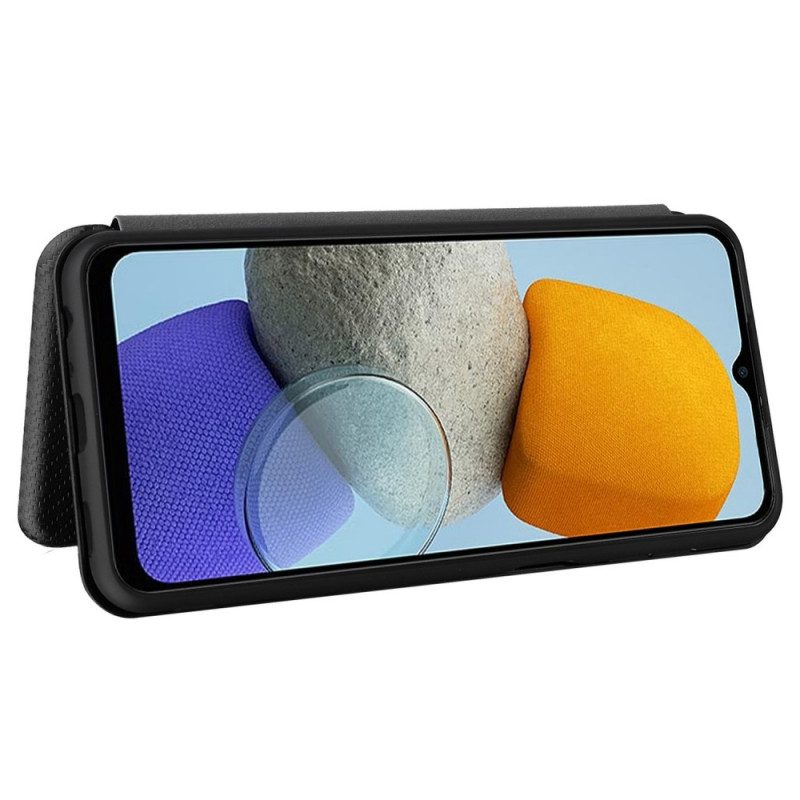 Schutzhülle Für Samsung Galaxy M23 5G Flip Case Kohlefaser