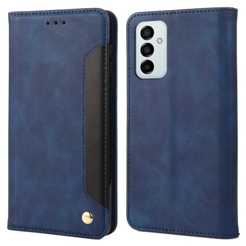 Schutzhülle Für Samsung Galaxy M23 5G Flip Case Zweifarbige Signatur