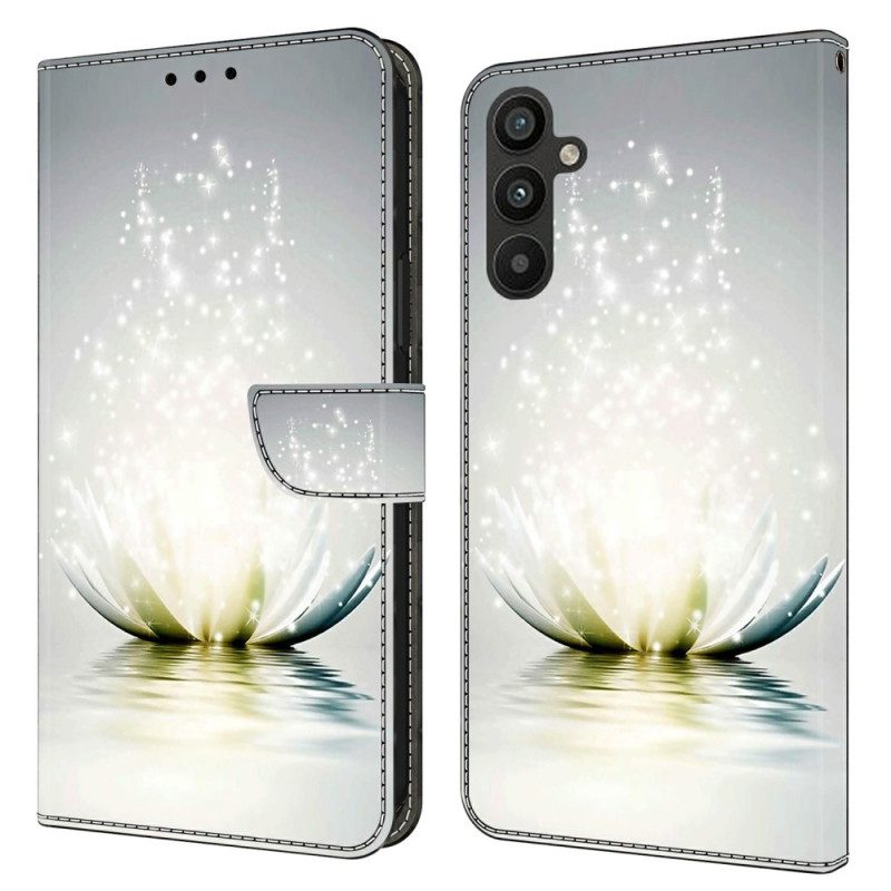 Lederhüllen Samsung Galaxy A15 Lotus