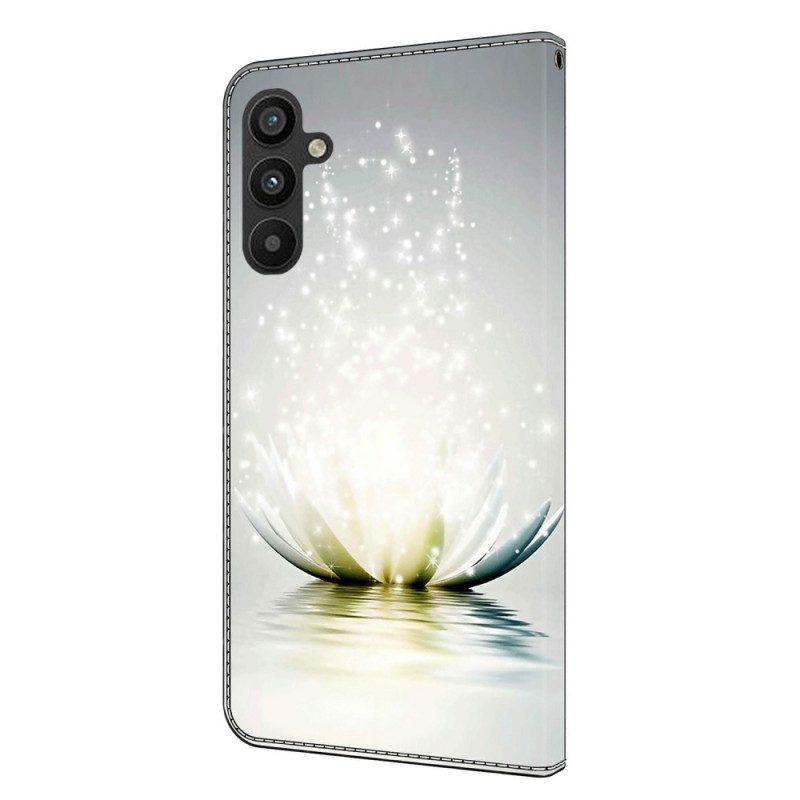 Lederhüllen Samsung Galaxy A15 Lotus