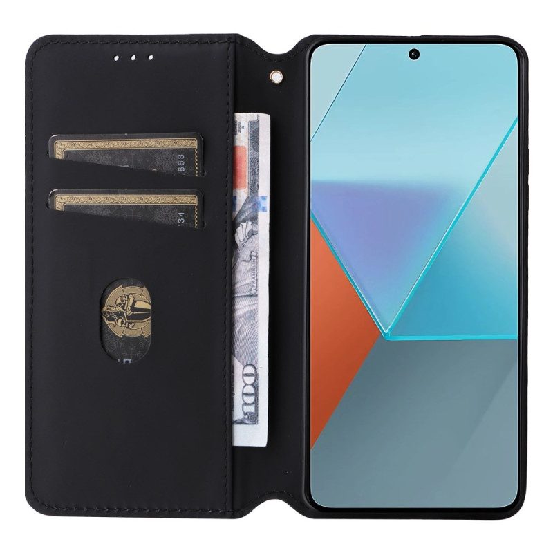 Flip Case Poco X6 5g Handyhülle 3d-würfel