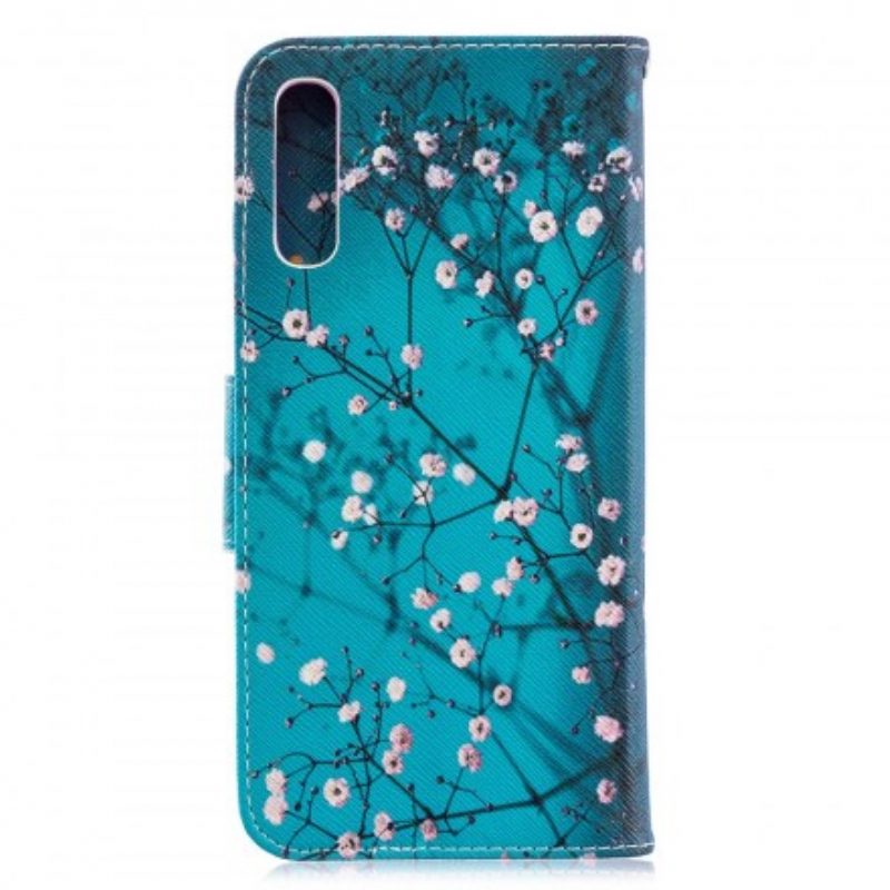 Flip Case Für Samsung Galaxy A70 Blühender Baum