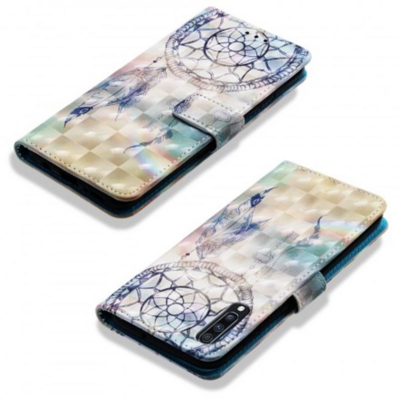 Flip Case Für Samsung Galaxy A70 Pastell-traumfänger