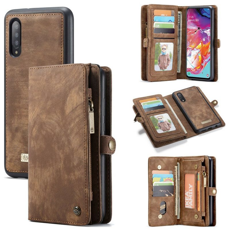 Hülle Flip Case Für Samsung Galaxy A70 Abnehmbares Caseme