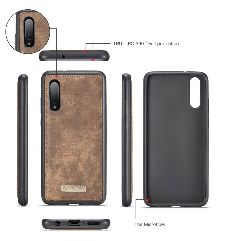 Hülle Flip Case Für Samsung Galaxy A70 Abnehmbares Caseme