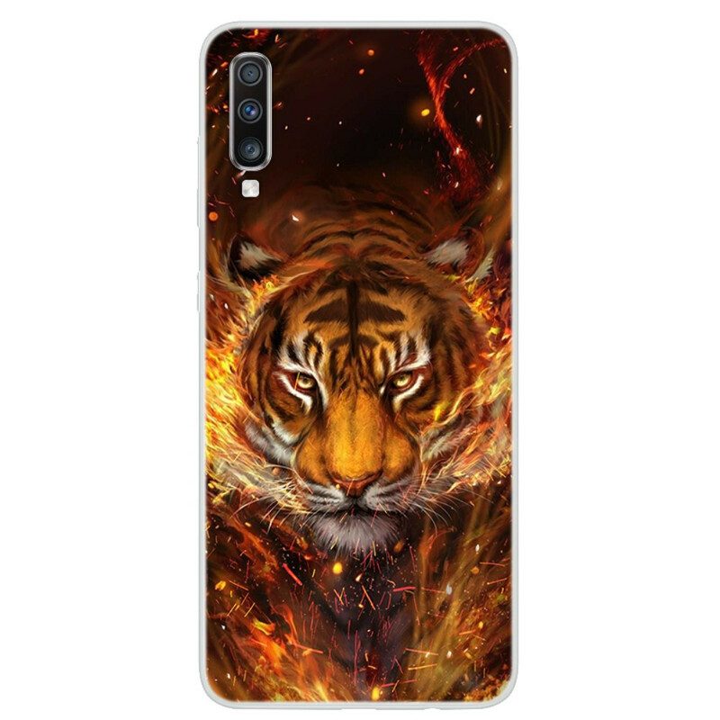 Hülle Für Samsung Galaxy A70 Feuertiger