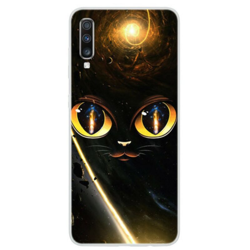 Hülle Für Samsung Galaxy A70 Galaxie-katze