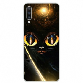 Hülle Für Samsung Galaxy A70 Galaxie-katze