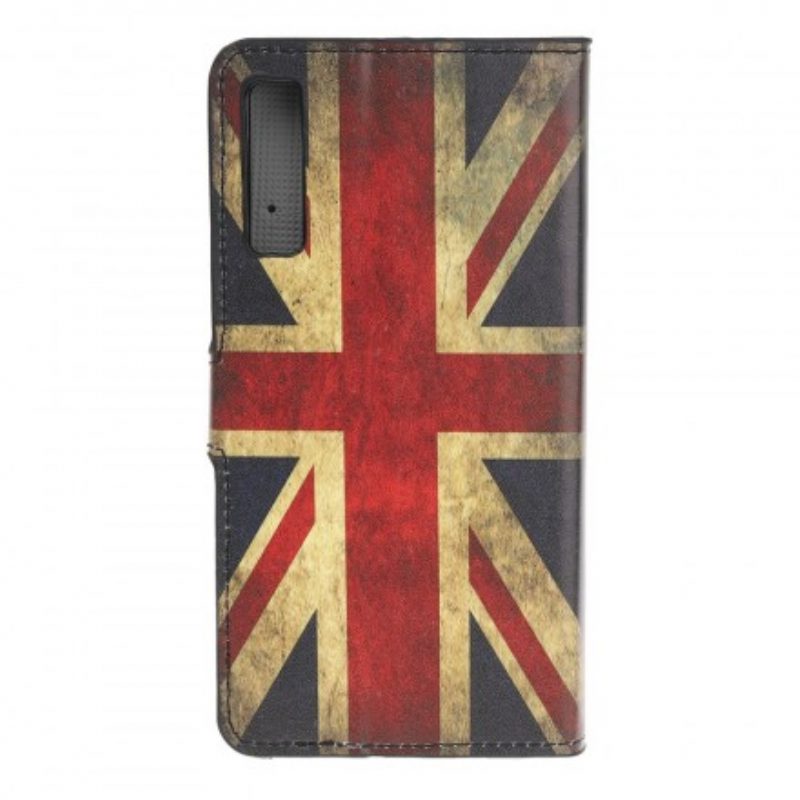 Lederhüllen Für Samsung Galaxy A70 England-flagge