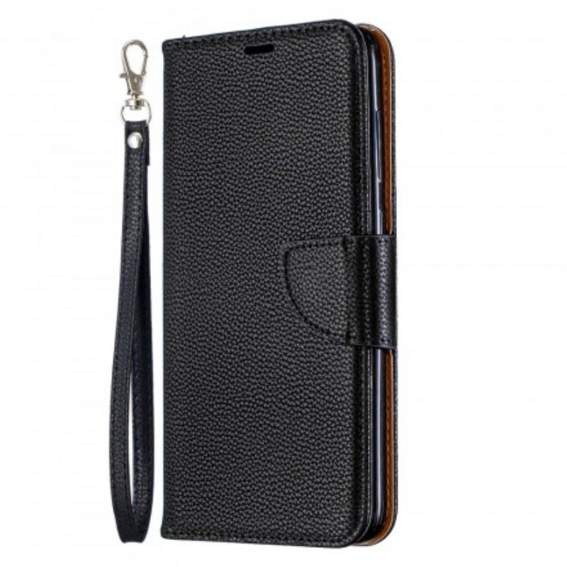 Lederhüllen Für Samsung Galaxy A70 Flip Case Lychee Rabat Oblique