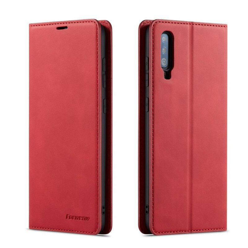 Schutzhülle Für Samsung Galaxy A70 Flip Case Forwenw Ledereffekt