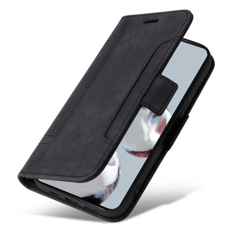 Flip Case Für Xiaomi 12T / 12T Pro Betopnice Kartenhalter Vorne