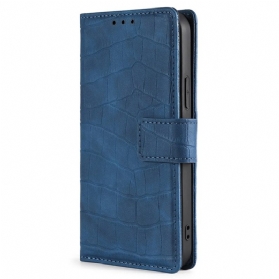 Flip Case Für Xiaomi 12T / 12T Pro Hautberührungskrokodil