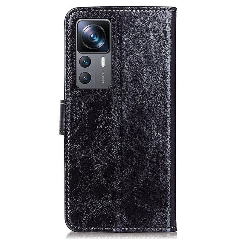 Flip Case Für Xiaomi 12T / 12T Pro Kunstleder