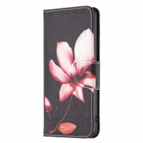 Flip Case Für Xiaomi 12T / 12T Pro Pinke Blume