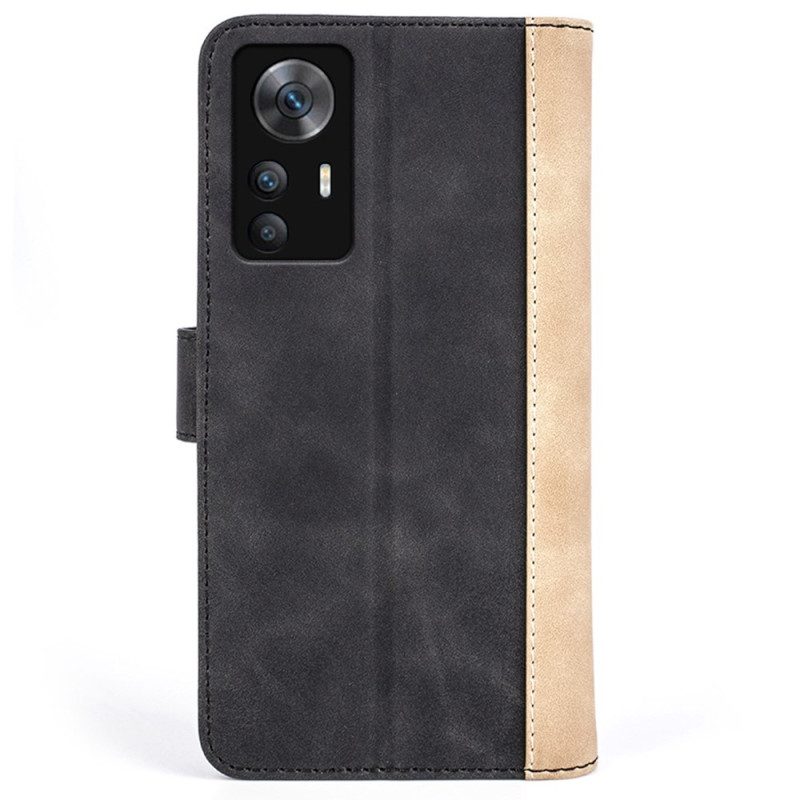 Flip Case Für Xiaomi 12T / 12T Pro Stilvoller Zweiton