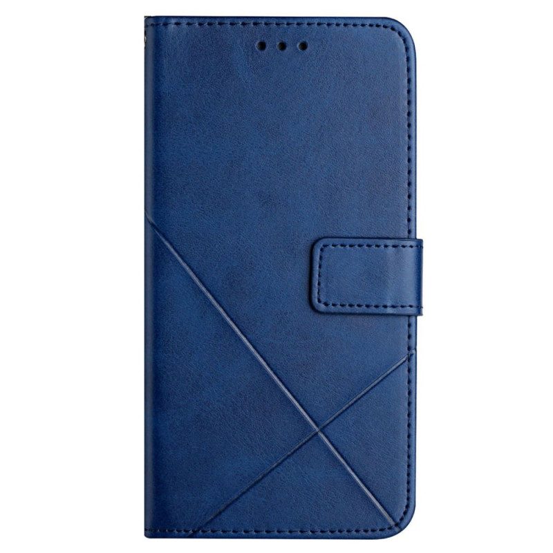 Flip Case Für Xiaomi 12T / 12T Pro X Design Geo-lederstil