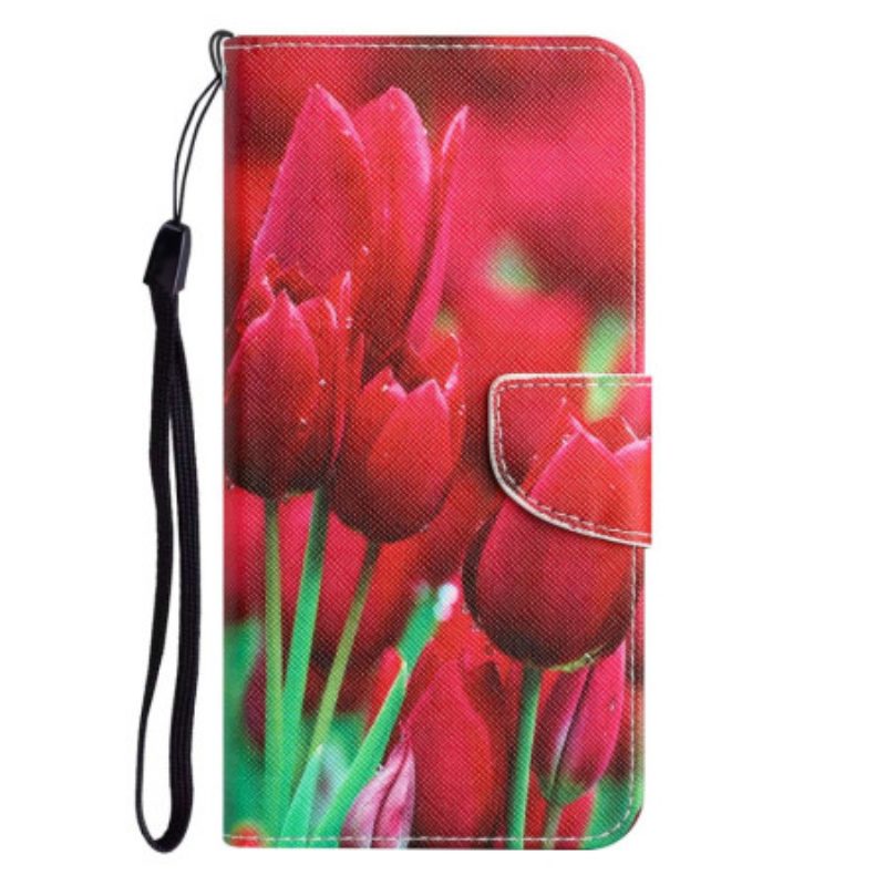 Lederhüllen Für Xiaomi 12T / 12T Pro Tanga-tulpen