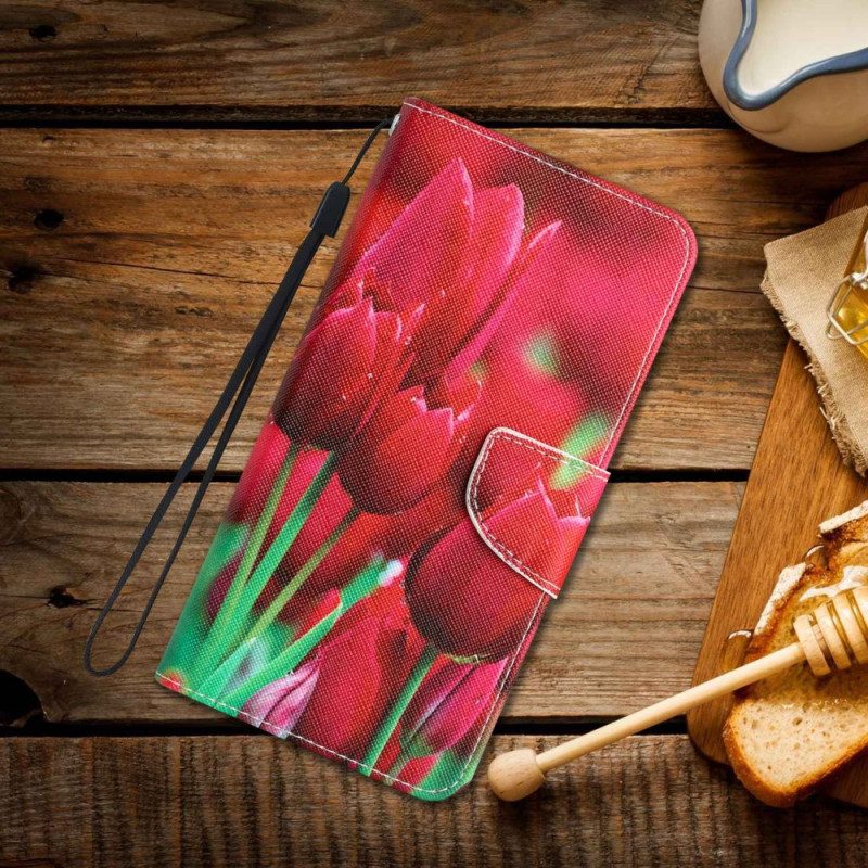 Lederhüllen Für Xiaomi 12T / 12T Pro Tanga-tulpen