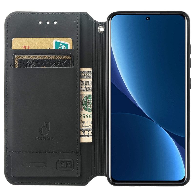 Schutzhülle Für Xiaomi 12T / 12T Pro Flip Case Caseneo Rfid-design