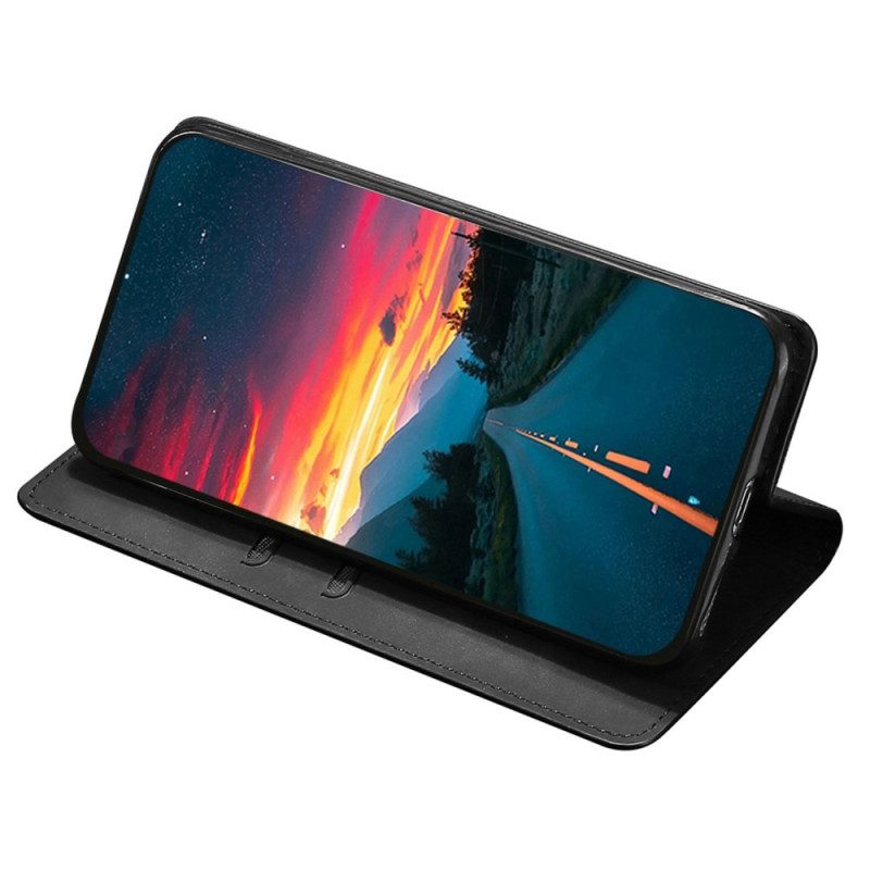 Schutzhülle Für Xiaomi 12T / 12T Pro Flip Case Ledereffekt