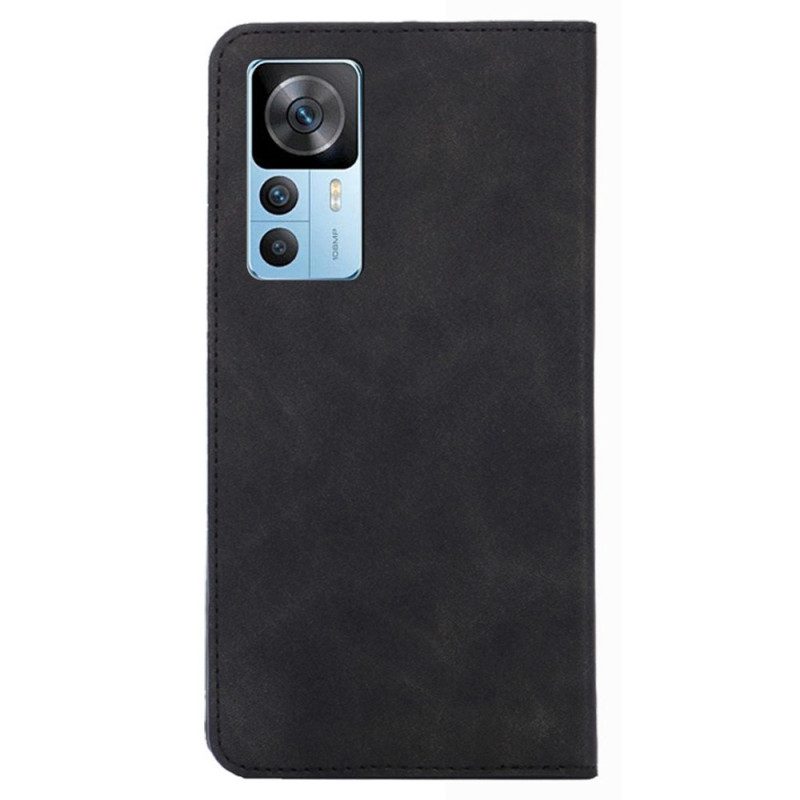 Schutzhülle Für Xiaomi 12T / 12T Pro Flip Case Ledereffekt