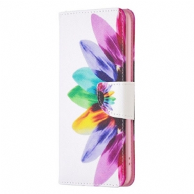 Flip Case Für Realme GT Neo 3 Mehrfarbige Sonnenblume