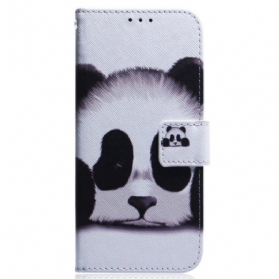 Flip Case Für Realme GT Neo 3 Trauriger Panda