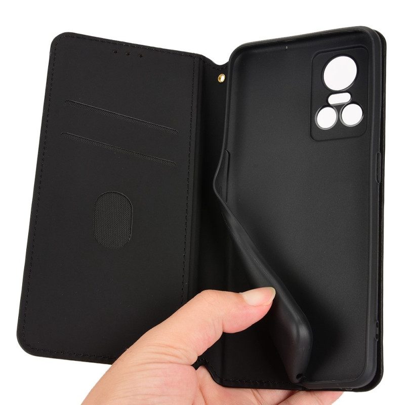 Schutzhülle Für Realme GT Neo 3 Flip Case Karierte Muster