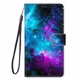 Flip Case Für Samsung Galaxy A03 Core Kosmischer Himmel