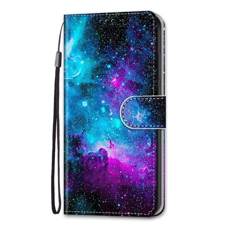 Flip Case Für Samsung Galaxy A03 Core Kosmischer Himmel