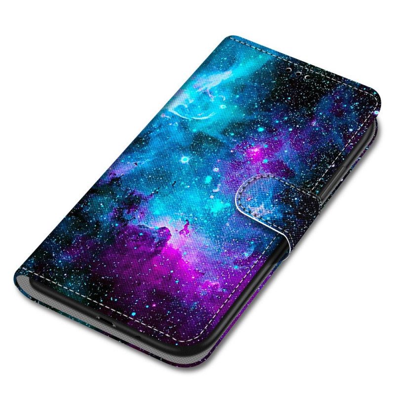 Flip Case Für Samsung Galaxy A03 Core Kosmischer Himmel