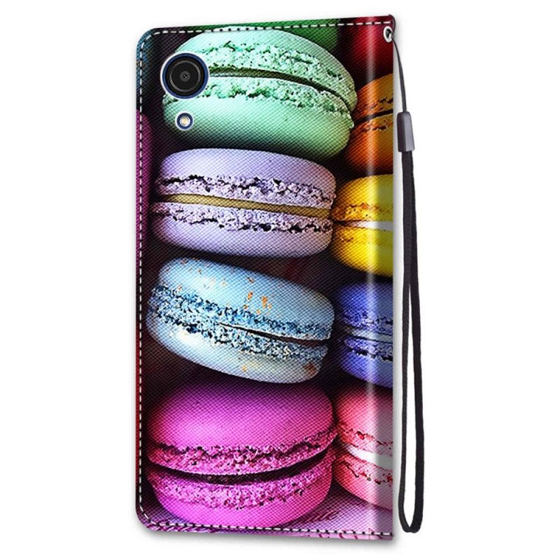 Flip Case Für Samsung Galaxy A03 Core Macarons