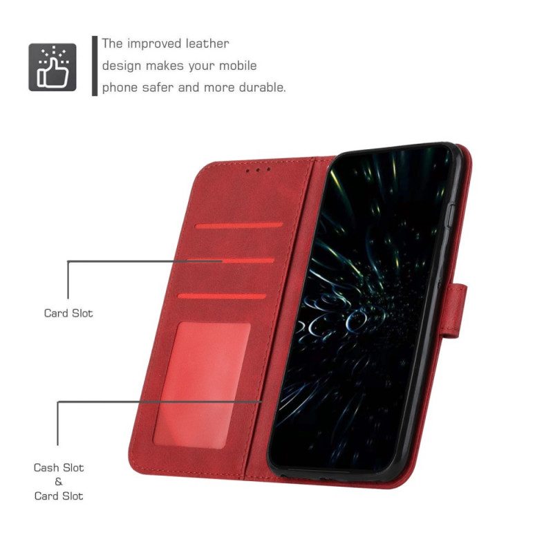 Flip Case Für Samsung Galaxy A03 Core Mit Kordel Riemchen-geo-ledereffekt