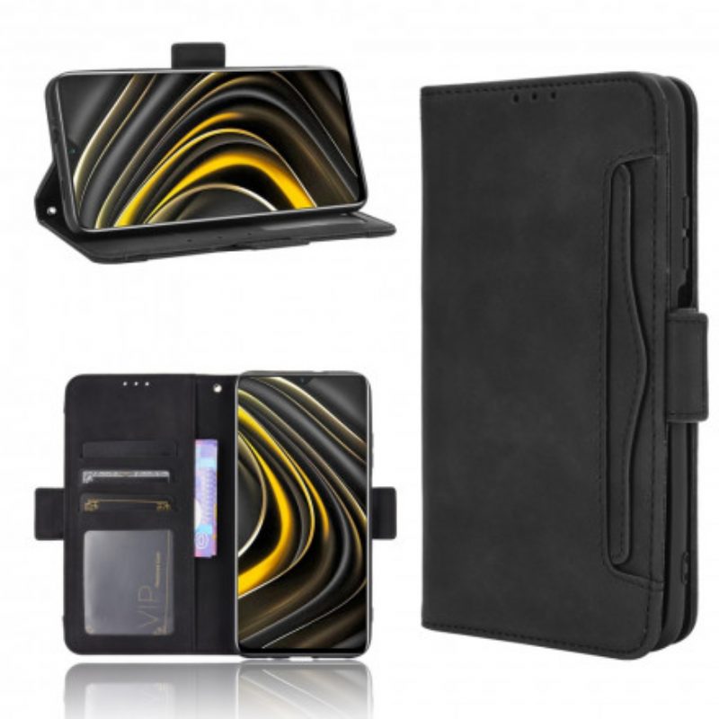 Flip Case Für Poco M3 Multi-card Premier Class