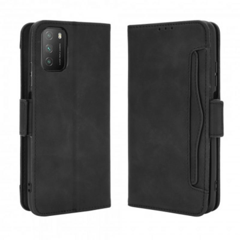 Flip Case Für Poco M3 Multi-card Premier Class