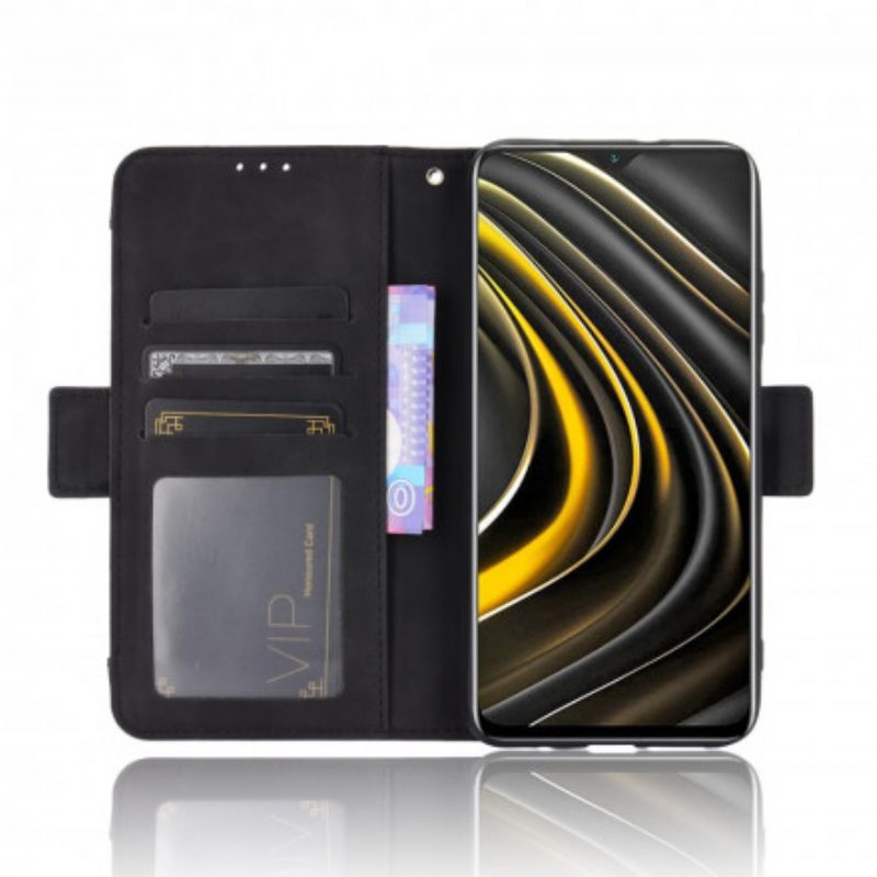 Flip Case Für Poco M3 Multi-card Premier Class