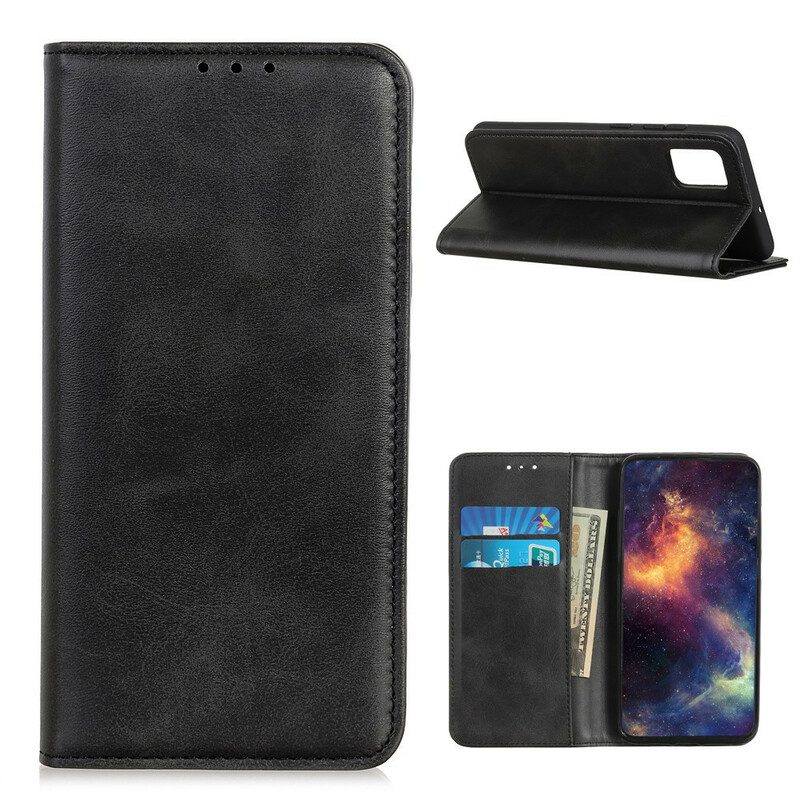 Schutzhülle Für Poco M3 Flip Case Elegantes Spaltleder