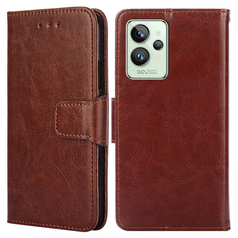 Flip Case Für Realme GT2 Pro Vintage-kunstleder