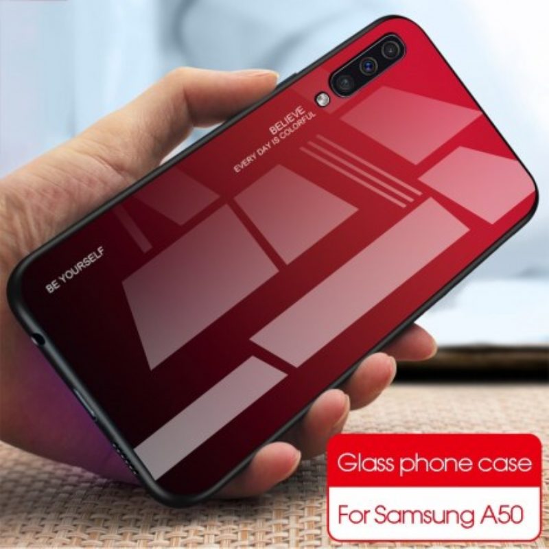 Hülle Für Samsung Galaxy A50 Galvanisierte Farbe