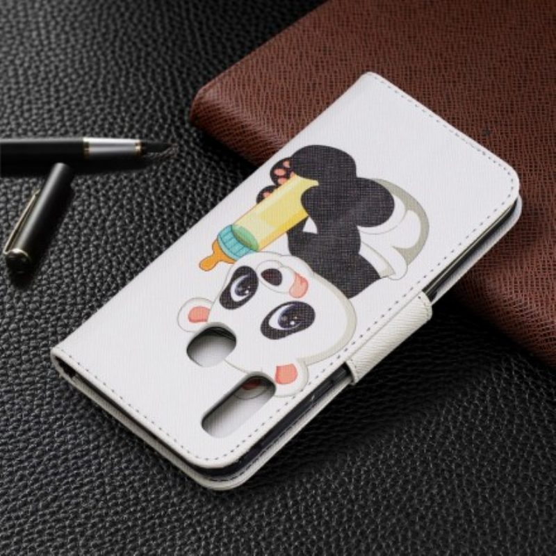 Flip Case Für Samsung Galaxy A20e Baby-panda