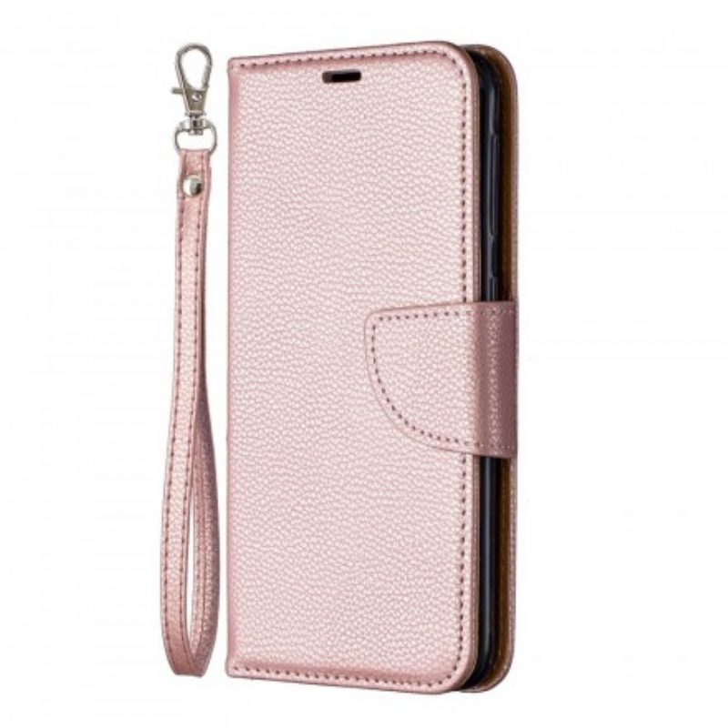 Flip Case Für Samsung Galaxy A20e Flip Case Lychee Rabat Oblique