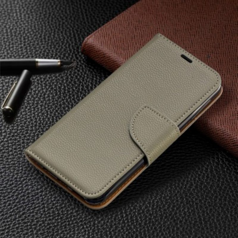 Flip Case Für Samsung Galaxy A20e Flip Case Lychee Rabat Oblique