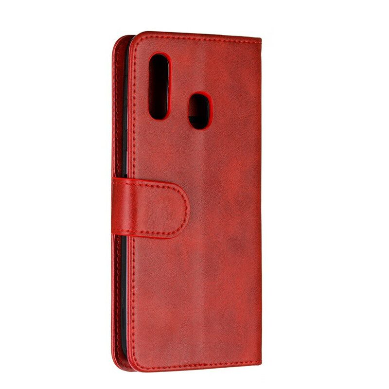 Flip Case Für Samsung Galaxy A20e Mit Kordel Lanyard-auftritte